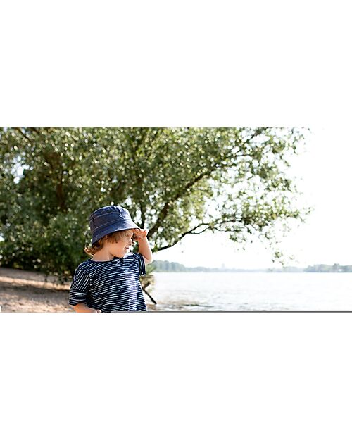 Pure Pure by Bauer Cappellino Estivo - Denim Blue - Lino e Cotone Cappelli Estivi
