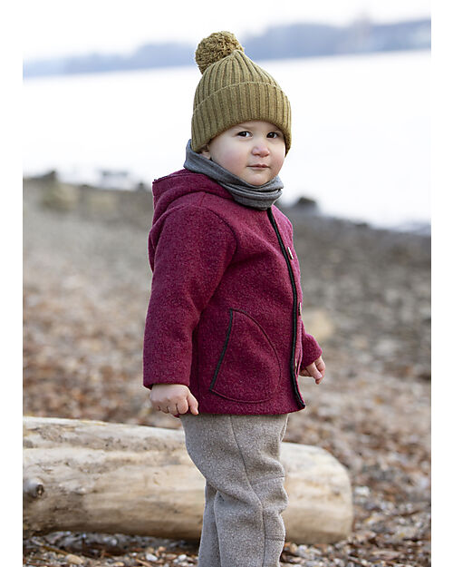 Pure Pure by Bauer Giacca con Cappuccio - Bacca - Lana Riciclata Certificata GRS Giacche