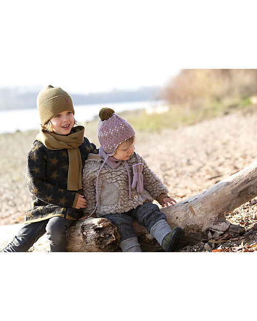 Pure Pure by Bauer Giacca Teddy con Cappuccio - Cachemire - Lana Vergine e Tencel Giacche