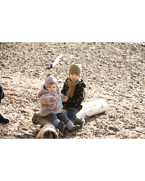 Pure Pure by Bauer Giacca Teddy con Cappuccio - Cachemire - Lana Vergine e Tencel Giacche