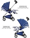 Quinny Zapp Xtra 2, Blu Elettrico - Passeggino 3 ruote ultra compatto! Passeggini Classici