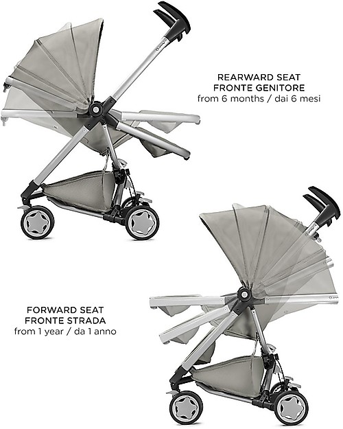 Quinny Zapp Xtra 2, Grigio - Passeggino 3 ruote ultra compatto! - Prodotto di Showroom! Passeggini Classici