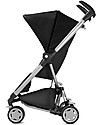 Quinny Zapp Xtra 2, Nero - Passeggino 3 ruote ultra compatto! Passeggini Classici