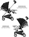 Quinny Zapp Xtra 2, Nero - Passeggino 3 ruote ultra compatto! Passeggini Classici