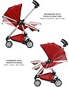 Quinny Zapp Xtra 2, Rosso - Passeggino 3 ruote ultra compatto! Passeggini Classici