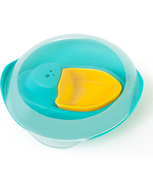 Quut Barchetta da bagno Sloopi - Verde Laguna e Giallo Paglierino Giochi Bagno