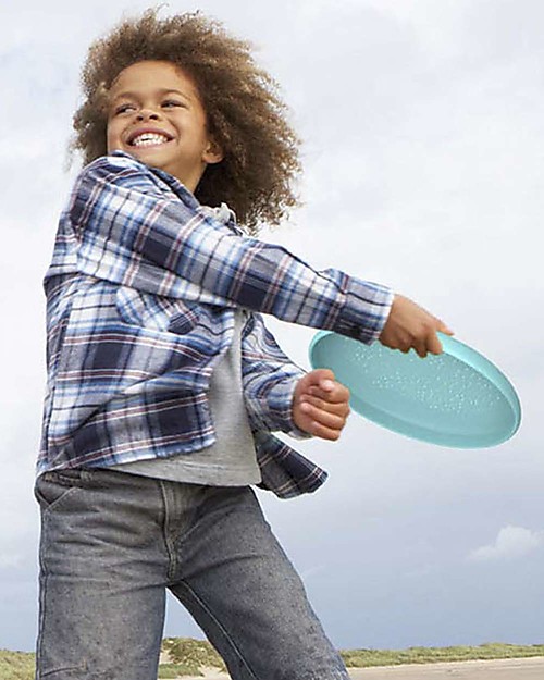 Quut Freisbee - Setacccio XL Vintage Blu - in Aria è stabile - in mano Confortevole Giochi da Spiaggia