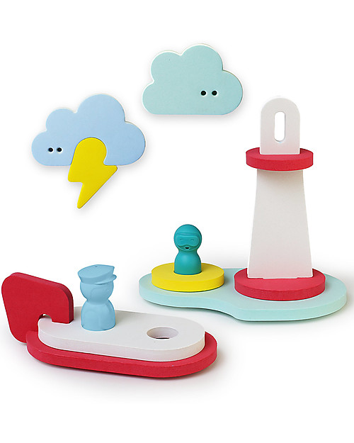 Quut Friend to the Rescue - Faro da Bagno 3D da Comporre Giochi Bagno