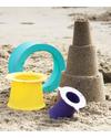 Quut Gioco Alto - Set 3 Stampi Impilabili per Castelli di Sabbia! Giochi da Spiaggia