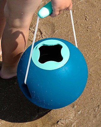 Quut Gioco Ballo - Secchiello Sferico da Spiaggia - Oceano (design innovativo!) Giochi da Spiaggia