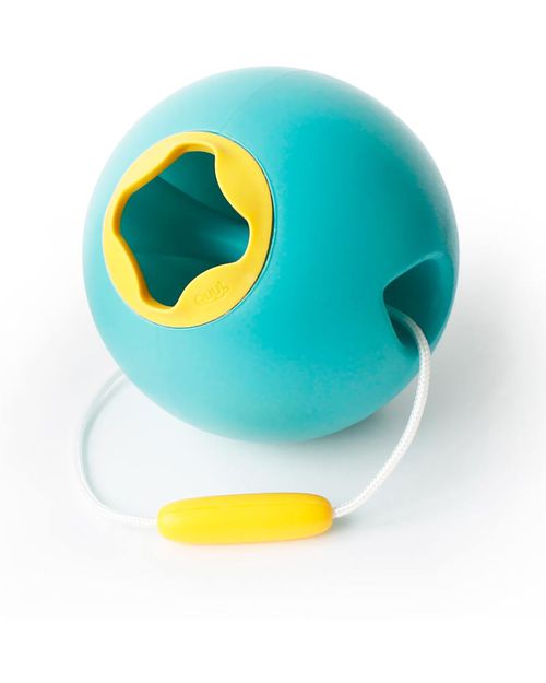 Quut Gioco Ballo - Secchiello Sferico da Spiaggia - Verde Laguna (design innovativo!) Giochi da Spiaggia