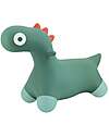 Quut Gioco Cavalcabile Gonfiabile - Hoppi Dino - Verde  - in Vinile Cavalcabili