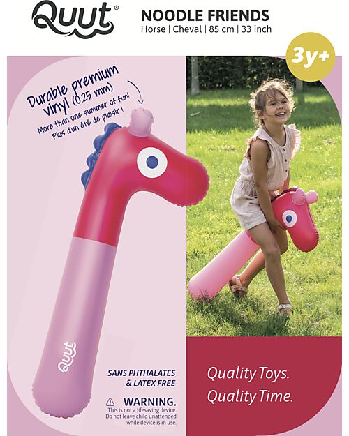 Quut Gioco Gonfiabile da Piscina - Cavallo - 85 cm Giochi da Spiaggia