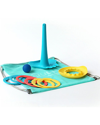 Quut Kit da Spiaggia: Paletta Triplet, Anelli Ringo e Formina Sole Giochi Da Spiaggia