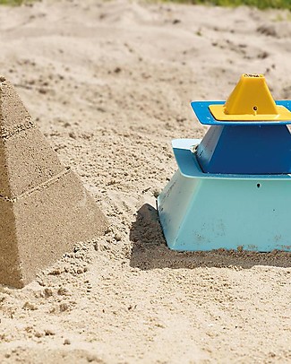 Quut Pira Piramide - Set 3 Stampi Impilabili per Castelli di Sabbia e Neve! Giochi Da Spiaggia_