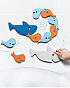 Quut Puzzle da Bagno degli Squali - Divertente ed Eco-friendly Giochi Bagno