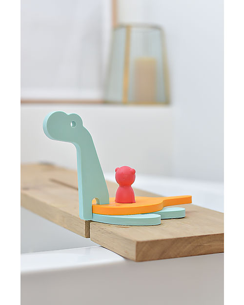 Quut Puzzle da Bagno dei Dinosauri - Dino World - Divertente ed Eco-friendly Giochi Bagno