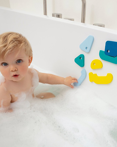 Quut Puzzle da Bagno delle Barche - Divertente ed Eco-friendly Giochi Bagno