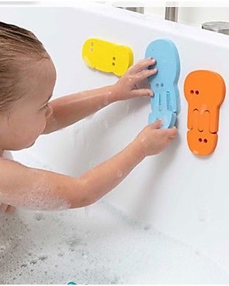 Quut Puzzle da Bagno delle Meduse - Divertente ed Eco-friendly Vaschette e Accessori