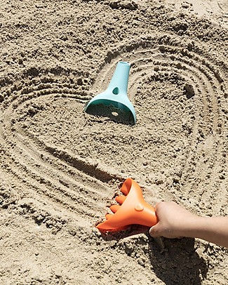 Quut Raki - Paletta e Rastrello da Spiaggia - Vintage Blu Giochi Da Spiaggia_
