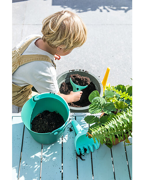Quut Raki - Rastrello da Giardinaggio e Paletta da Spiaggia - Garden Green Giochi da Spiaggia
