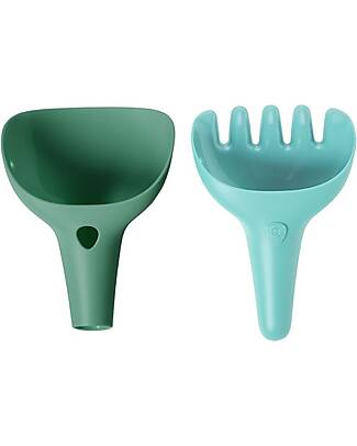 Quut Raki - Rastrello da Giardinaggio e Paletta da Spiaggia - Garden Green Giochi da Spiaggia