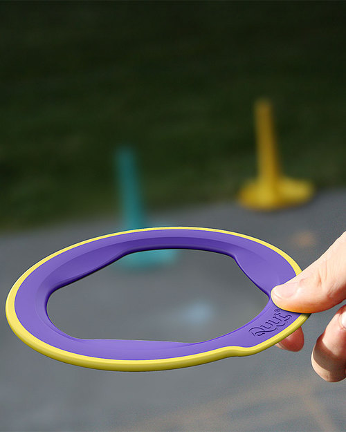 Quut Ringo set con 3 anelli e palla - leggero e amico dell’ambiente! Giochi da Spiaggia