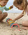 Quut Ringo set con 6 Anelli e una Pallina - Multicolore - Leggero e Amico dell'ambiente Giochi da Spiaggia