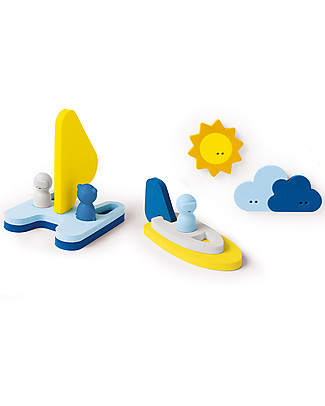 Quut Sail Away - Barca a Vela e Motoscafo da Bagno 3D da Comporre Giochi Bagno