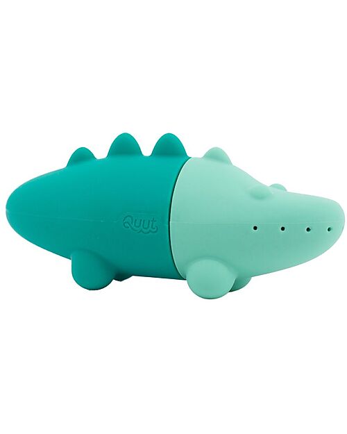 Quut Squeezi Croco - Gioco da Bagno - Verde -  100% Silicone Giochi Bagno