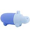 Quut Squeezi Hippo - Gioco da Bagno - Azzurro -  100% Silicone Giochi Bagno