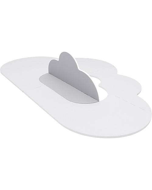 Quut Tappetino - Testa tra le nuvole (S) - Grigio Perla Tappeti Gioco