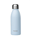 Qwetch Borraccia Termica in Acciaio Inox - Blu Pastello - 260 ml Borracce Termiche
