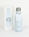 Qwetch Borraccia Termica in Acciaio Inox - Blu Pastello - 260 ml Borracce Termiche