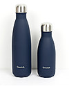 Qwetch Borraccia Termica in Acciaio Inox - Color Granito Blu - 260 ml Borracce Termiche