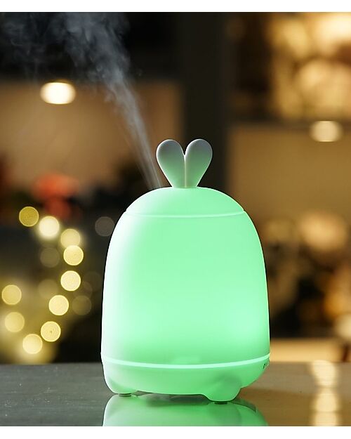 Rabbit & Friends Diffusore Umidificatore e Lampada LED Coniglietto - Bianco Umidificatori