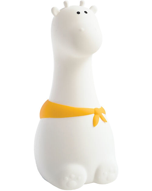 Rabbit & Friends Luce da Notte Giraffa - Bianco - Morbido Silicone Lampade da Notte