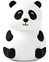 Rabbit & Friends Luce da Notte Portatile Panda - Bianco - In Morbido Silicone Lampade da Notte
