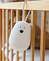 Rabbit & Friends Luce Notte Orsetto da Appendere - Bianco - Con Telecomando Lampade da Notte