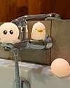Rabbit & Friends Set 3 Mini Luci Waterproof - Gioco da Bagno Luminoso - Tartaruga Anatra e Polpo Giochi Bagno