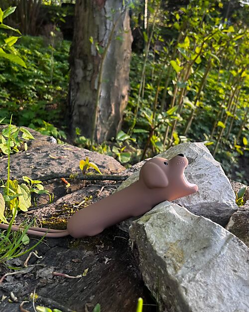 Rabbit & Friends Torcia in Morbido Silicone - Cane - Luminosità Regolabile Lampade da Notte