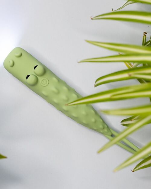 Rabbit & Friends Torcia in Morbido Silicone - Coccodrillo - Luminosità Regolabile Lampade da Notte