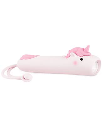 Rabbit & Friends Torcia in Morbido Silicone - Unicorno - Luminosità Regolabile Lampade da Notte