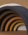 Raduga Grez Arco Impilabile in Legno - Skin Tones dal Nero al Bianco - Gioco Educativo Fatto a Mano per Stimolare il tuo Bambino Giochi Montessoriani