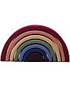 Raduga Grez Arco Impilabile in Legno - Terra Arcobaleno - Gioco Educativo Fatto a Mano per Stimolare il tuo Bambino Giochi Montessoriani