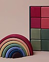 Raduga Grez Arco Impilabile in Legno - Terra Arcobaleno - Gioco Educativo Fatto a Mano per Stimolare il tuo Bambino Giochi Montessoriani