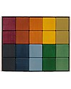 Raduga Grez Set 20 Cubi da Costruzione in Legno - Earth Colors - Gioco Educativo Fatto a Mano Costruzioni in Legno