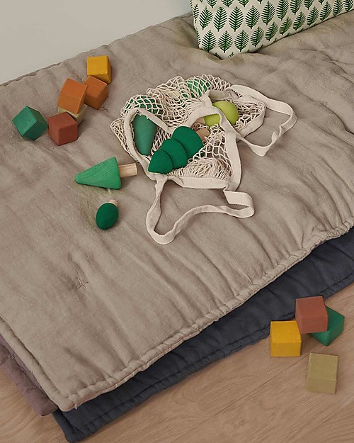 Raduga Grez Set 20 Cubi da Costruzione in Legno - Earth Colors - Gioco Educativo Fatto a Mano Costruzioni in Legno