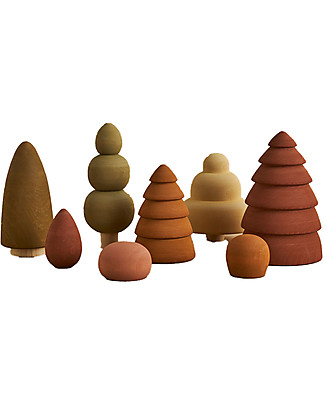 Raduga Grez Set in Legno - Autunno nella Foresta - Gioco Educativo Fatto a Mano per Stimolare il tuo Bambino Giochi Montessoriani