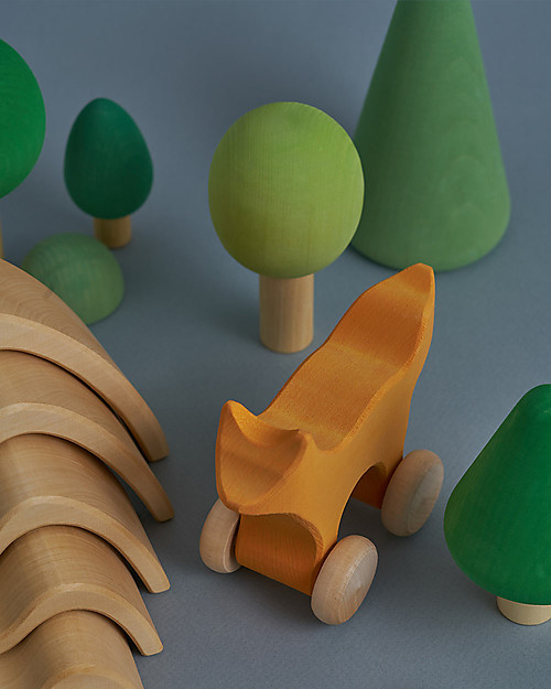 Raduga Grez Set in Legno - Colori della Foresta - Gioco Educativo Fatto a Mano per Stimolare il tuo Bambino Giochi Montessoriani